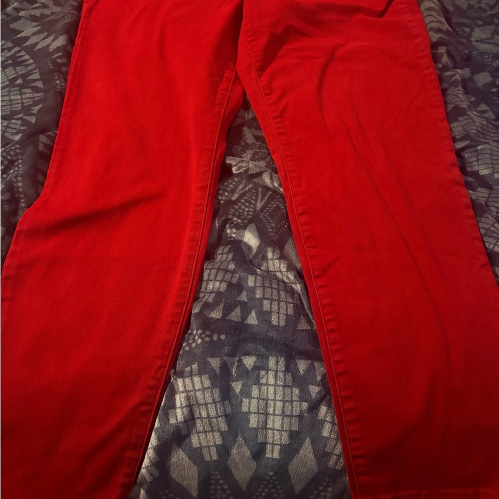 Vibrant Red Pants by M jeans
